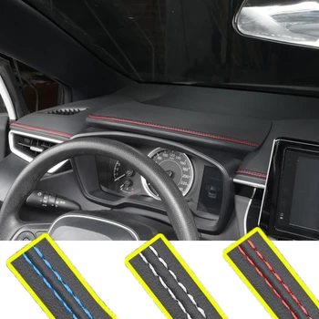 Automobilio durų prietaisų skydelis Odinis dekoratyvinis linijos lipdukas Mini One Cooper Countryman Clubman Paceman Roadster R50 R52 R53 R55 R56 R