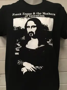 Frank Zappa And The Mothers Mona Lisa marškinėlių plakatas Vinilo CD dd Classic Cotton Vyriški apvalios apykaklės trumpomis rankovėmis viršus