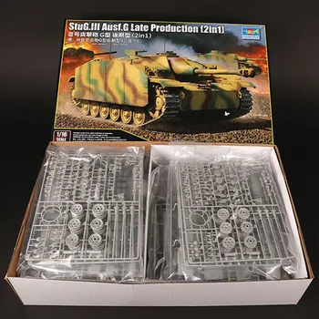 Trumpeter 1/16 StuG.III Ausf.G Late Production 2in1 Tank Plastic Static Model Display Unassembled Kits Toy TH23368