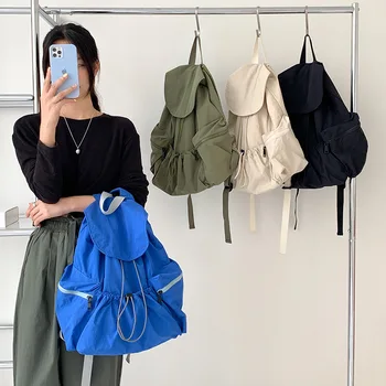 Japonija ir Pietų Korėja mažas nailoninis drobinis krepšys kasdienis paprastas moteris kasdien praktiška didelės talpos kelionė į darbą ir atgal kuprinė