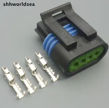 shhworldsea 5/30/100sets 1.5mm 4p 4way komplektas automatinio laido jungties įsiurbimas Slėgio jutiklis 12162190
