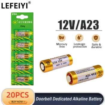 baterija A23 (23A) 12V, aukštos įtampos šarminė
