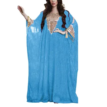 2 Piece Sets African Dresses for Women Dashiki Robe Africaine Femme Slim Evening Long Dress Muslim Fashion Abaya Africa Drabužiai