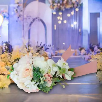 Vestuvių nuotakos puokštė Dirbtinis vestuvių metimas Puokštė Puokštės laikymas Vestuvių puokštės nuotakai ceremonijai Vakarėlio dekoras