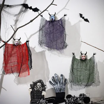 Horro Helovino kabantys pakabukai Vaiduoklių festivalio vakarėlis Demon Doll Trick Or Treat Happy Halloween Day Decor For Home 2023