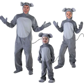 Vaikų diena Cosplay Helovino spektaklio kostiumai Pelės drabužiai Gyvūnų vabzdžių drabužiai Suaugę vaikai Mieli pelės drabužiai