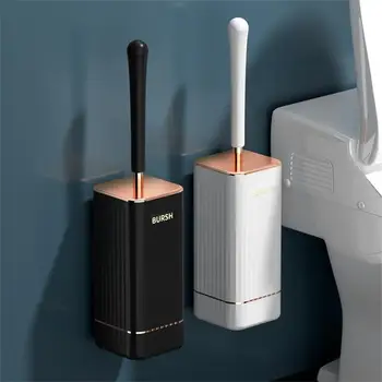 Minkštos rankenos šepečiai Kvėpuojantis tualeto šepetys vonios kambario tualeto šepetys Nepralaidus tualeto valymas Šepetys Buitinis valymas