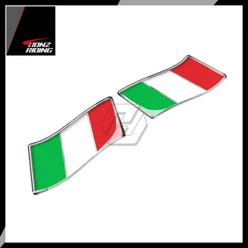 skirta Aprilia Vespa Ducati Monster Italy Flag lipdukas Automobilis Motociklas Italia lipdukai 3D derva