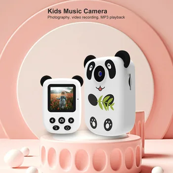 Naujas vaikų mini skaitmeninis fotoaparatas Fotografinis vaizdo įrašas HD Foto vaizdo įrašas Muzikinis animacinis filmas Nešiojamas kišeninis mažas DSLR fotoaparatas Žaislinė dovana