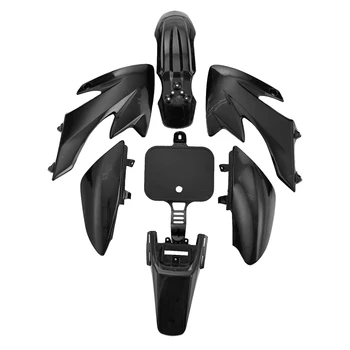 Black Guard Fender Kit, skirtas CRF50 110C 125Cc PIT PRO Trail purvo dviračiui