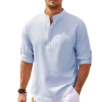 2024 Nauji vyriški marškinėliai su apykakle Marškinėliai vyriškomis ilgomis rankovėmis Vyriški laisvalaikio marškiniai Populiariausi vyrai Ilgomis rankovėmis Populiariausi vyriški marškiniai S-5XL
