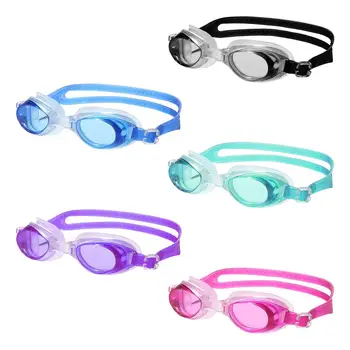 Maudymosi akiniai Anti Fog Minkštas silikoninis nosies tiltas Nėra nesandarių plaukimo akinių