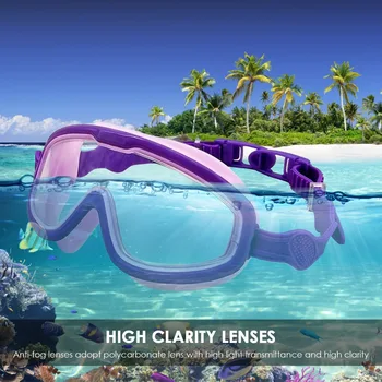 8-13 metų vaikams Neperšlampamos dovanos Vandens sportas Nesandarus Plaukimo akiniai Plaukimo akiniai Plaukimo akiniai