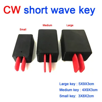 Stiprus magnetinis CW trumpųjų bangų raktas / automatinis raktas / automatinis raktas dvigubas irklas 