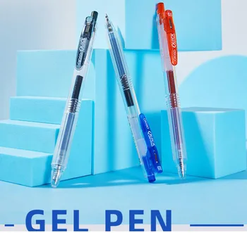 1PC Biuro gelinis rašalinis rašiklis Juoda spalva Ištraukiamas didelės talpos lygus rašymo gelis rašikliai 0,5 mm studentams Kanceliarinės prekės (SS-1159)