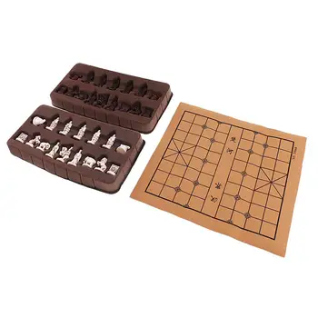 Senovinių kinų karių šachmatų stalo žaidimų rinkinys Kolekcionuojami daiktai