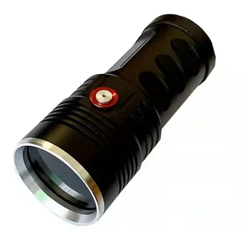 45W didelės galios UV žibintuvėlis USB C tipo įkrovimas 18650 baterija Blacklight UV žibintuvėlis įkraunamas juodu filtru