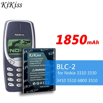 1850mAh keitimas BLC-2 BLC2 BLC 2 Mobiliojo telefono baterija Nokia 3310 3330 3315 3350 3510 6650 6800 3550 3410 3510 5510