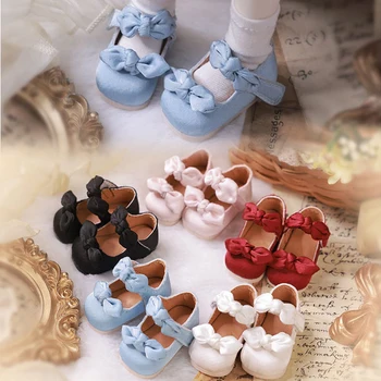 H02-017 vaikiški rankų darbo žaisliniai BJD/SD lėlių batai 1/6 30cm spalvingi Candy spalvos peteliškės bateliai kūdikiams 1pair