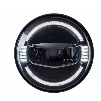 Naujo dizaino 7 colių halo LED žibintas džipui Wrangler JK priekinis žibintas