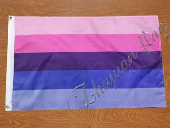 50x80cm custom pride Vėliava su lesbiečių vaivorykštės vėliava