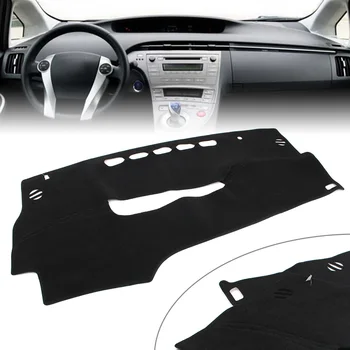 Black Polyester Car Dash Mat prietaisų skydelio dangtelis Dashmat Toyota Prius 2010 2011 2012 2013 2014 2015 LHD