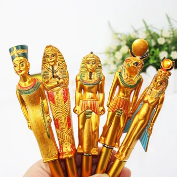 1PC naujovė Kūrybingas Egipto faraonas Mėlynas rašalas Tušinukas Karštas štampavimo mumija Rašymas tušinuku 2023 m. Naujųjų metų dovanos