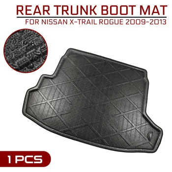 Car Floor Mat Carpet Galinė bagažinė Anti-purvo dangtis Nissan X-Trail Rogue 2009 2010 2011 2012 2013
