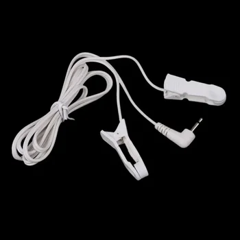 1/10vnt Elektroninis medicininis pirštų ausų spaustukas CLAMP ELEKTRODO vielos kabelis skaitmeniniam dešimtų terapijos aparatui Masažuoklis DC 2.5mm kištukas