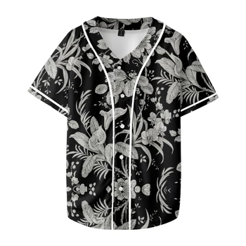 Havajų beisbolo marškinėliai Vasaros moterys Vyrai Fashion Casual Style 23 Švarkas