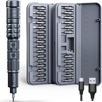 CreationSpace CS0603A elektrinių atsuktuvų rinkinys mini bevielis elektrinis vairuotojas USB atsuktuvų taisymo įrankių rinkinys