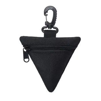 Mini taktinė piniginė Rakto piniginė Karinė EDC pakuotė Maži ausinių maišeliai Lauko trikampis Juosmens krepšys Medžioklinis krepšys