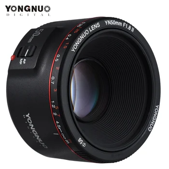 YONGNUO YN50mm F1.8 II Standartinis pagrindinis objektyvas Didelės diafragmos automatinis fokusavimas 0.35 Artimiausias židinio nuotolis Canon EOS 5DII 5DIII 5DS 5DSR