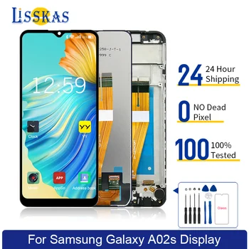 Originalus ekranas, skirtas Samsung Galaxy A02s A025 A025F LCD jutiklinio ekrano pakeitimo skaitmeninimo įrenginio rinkiniui, skirtam Samsung A02s A025U