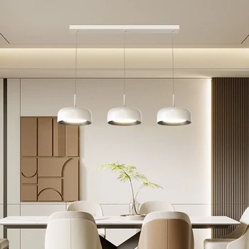 Modernus paprastas 3 galvučių pakabinamas šviestuvas miegamajame Svetainė Valgomojo stalas 3 spalvų reguliuojamas strėlės vidaus šviestuvas Namų dekoravimas