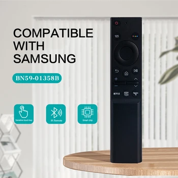 BN59-01358 televizoriaus nuotolinio valdymo pultas Samsung televizoriaus nuotolinio valdymo pultams QLED Smart Series su Rakuten Netflix WWW mygtuku BN59-01350