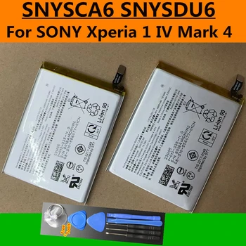 Originali nauja baterija 5000mAh SNYSCA6 SNYSDU6 baterija SONY Xperia 1 IV Mark 4 mobiliųjų telefonų baterijos