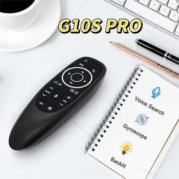 G10S 2.4G belaidė oro pelė G10SPRO balso nuotolinio valdymo pultas Giroskopas IR mokymasis G10SPRO BT skirtas x88 PRO X96 MAX Android TV dėžutė