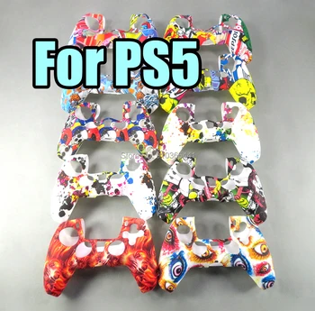 10vnt./lot. Silikoninis guminis dangtelis, skirtas PS5 neslystančiai vandens perdavimo spausdinimo apsauginei dangai, skirtai PlayStation 5