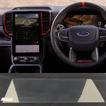 Grūdinto stiklo ekrano apsauga, skirta Ford Everest 2023 m. automobilio GPS navigacijos filmo LCD ekranas Apsaugos nuo įbrėžimų plėvelė