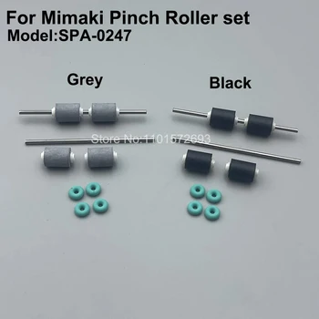 5Sets Mimaki Paper Pressure Pinch Roller Shaft O-ring Set SPA-0247 Guminis ratas Assy skirtas Mimaki JV300 JV150 JV33 JV34 JV22 JV4