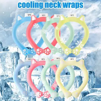 Aušinimo kaklo įvyniojimai Žiedinis šalikas Vėsus vėsinantis kaklas Laisvų rankų įranga Pakartotinai naudojamas ledo paketas Vamzdis Sportas lauke