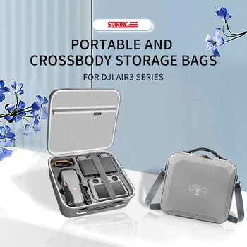 Nešiojamas nešiojimo dėklas Laikymo krepšys Neperšlampama rankinė DJI Air 3&Air 3 Fly More Combo priedų dėžutė, skirta DJI RC N1 / N2