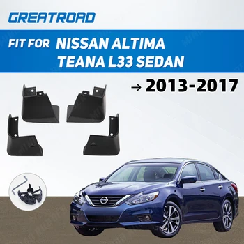 Komplektuoti formuotus automobilių purvo sklendes 2013 2014 2015 2016 2017 Nissan Altima Teana L33 Sedano purslų apsaugai Purvo sklendės Purvasaugiai Sparnas