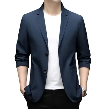 Z627-2023 naujas mažas kostiumas vyriška korėjietiška plono kostiumo versija vyriško jaunimo kostiumo striukės verslo tendencija