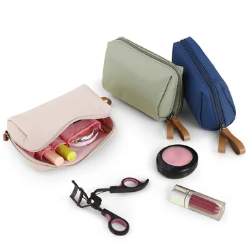 Naujas nešiojamas moteriškas makiažo krepšys Kosmetikos krepšys Monetų maišelis Laikymo krepšys Mini lūpų dažų krepšys Mažas krepšys Tualeto reikmenų krepšys Organizatoriaus dėklas