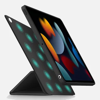 Magnetinis padalijimas Tris kartus permatomas galinio dangtelio smūgiams atsparus apsauginis planšetinio kompiuterio dėklas, skirtas iPad Pro 11