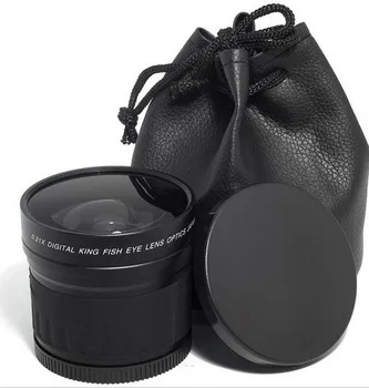 58mm 0.21x Plataus kampo fisheye objektyvas objektyvas 58 mm 0.21 Canon 600d 60d Nikon D90 D300 Pentax Sony DSLR/SLR skaitmeninis fotoaparatas