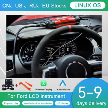 Ford Mustang 2015-2017 2018-2023 prietaisų skydelis virtualus prietaisų skydelis kabina LCD tachometras rėkia