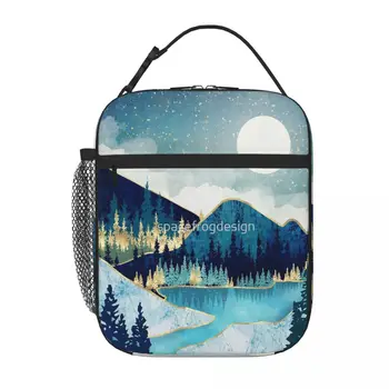 Morning Stars Lunch Tote Thermal Bag Thermo Container School Lunch Bag